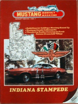 MUSTANG MONTHLY 1980 AUG - Vol. 3 No. 7 SAAC 5/DEARBORN